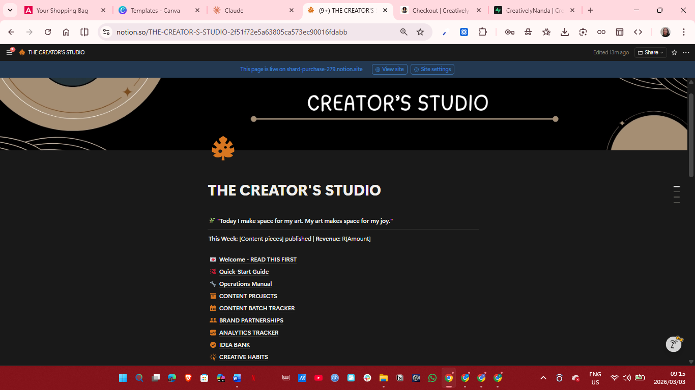 Creator's Studio screenshot 2