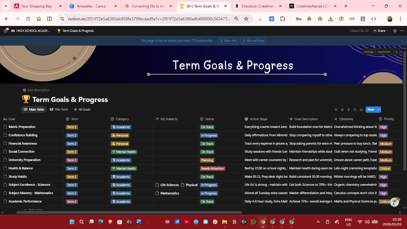 High School Academic Excellence Engine screenshot 11