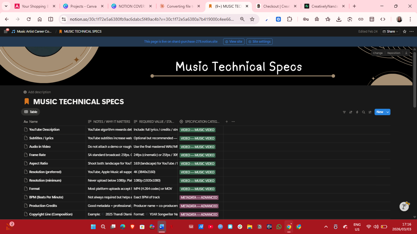 Music Artist Career Command Center screenshot 10