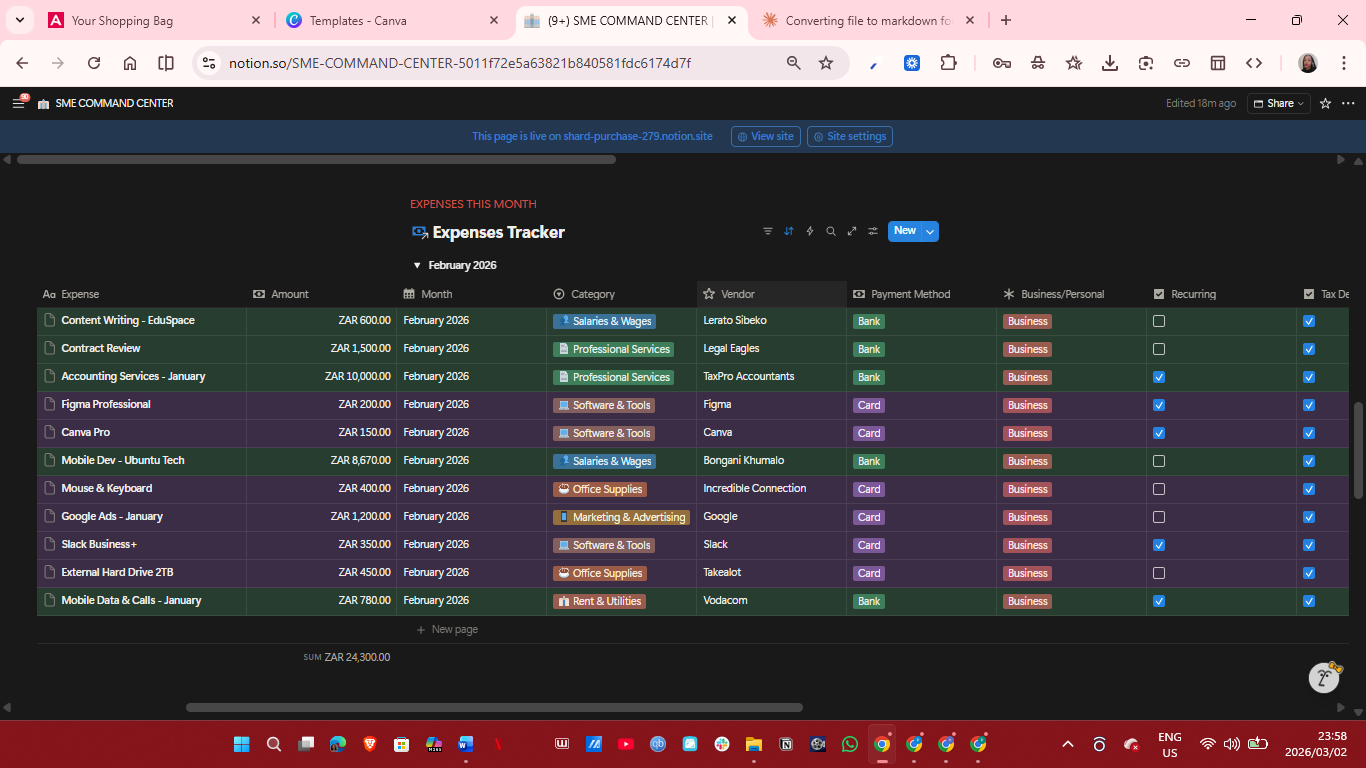SME Command Center screenshot 4