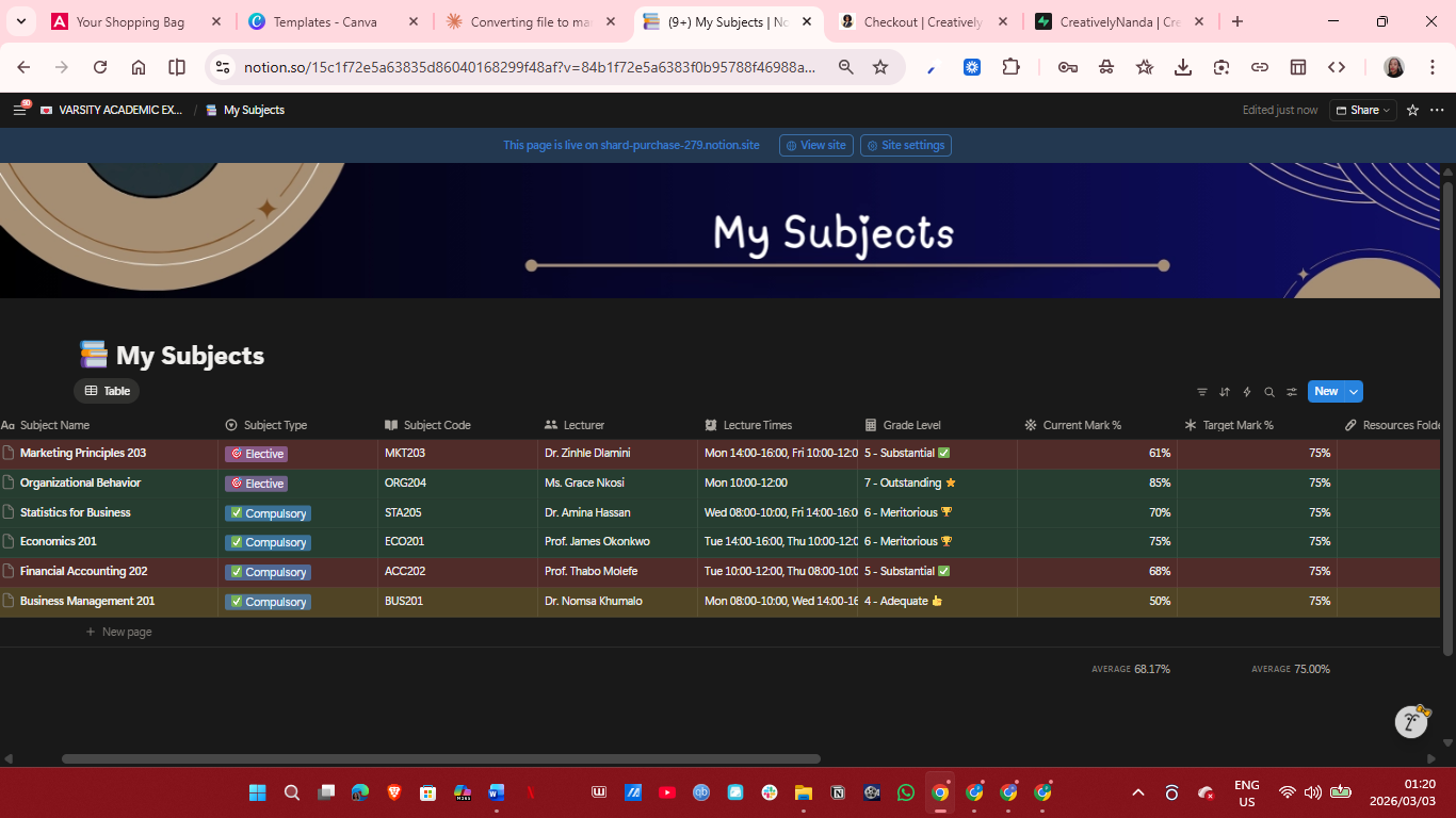 Varsity Academic Excellence Engine screenshot 6